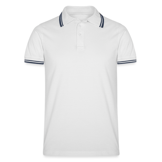 Polo per uomo | Sol's - bianco/navy