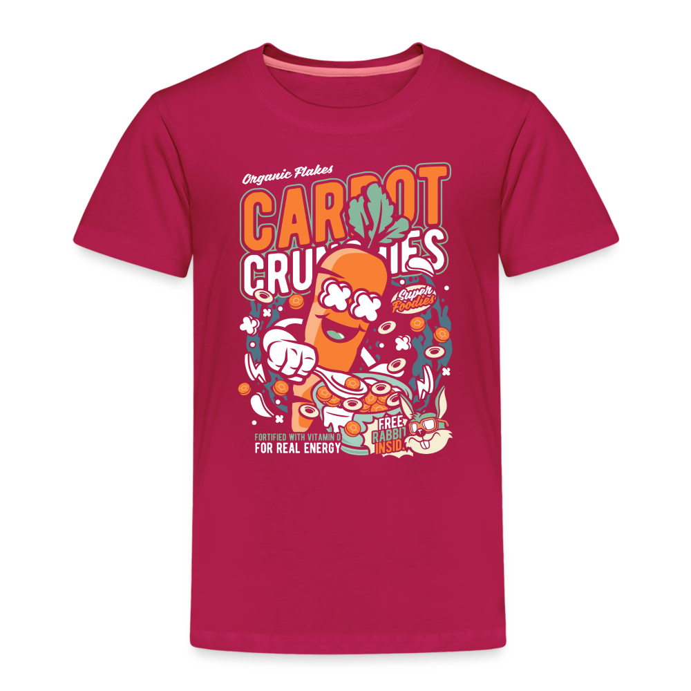 Maglietta Premium per bambini | Spreadshirt | Carrot Crunchies - Borgogna