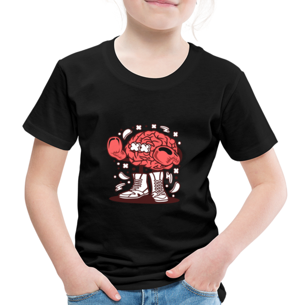 Maglietta Premium per bambini | Spreadshirt | Brain Boxer - nero