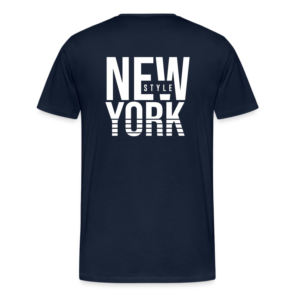 Maglietta Premium da uomo | Spreadshirt | New York Style - navy