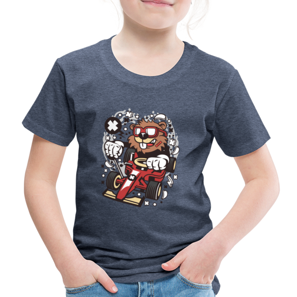 Maglietta Premium per bambini | Spreadshirt | Beaver Racer - bluastro