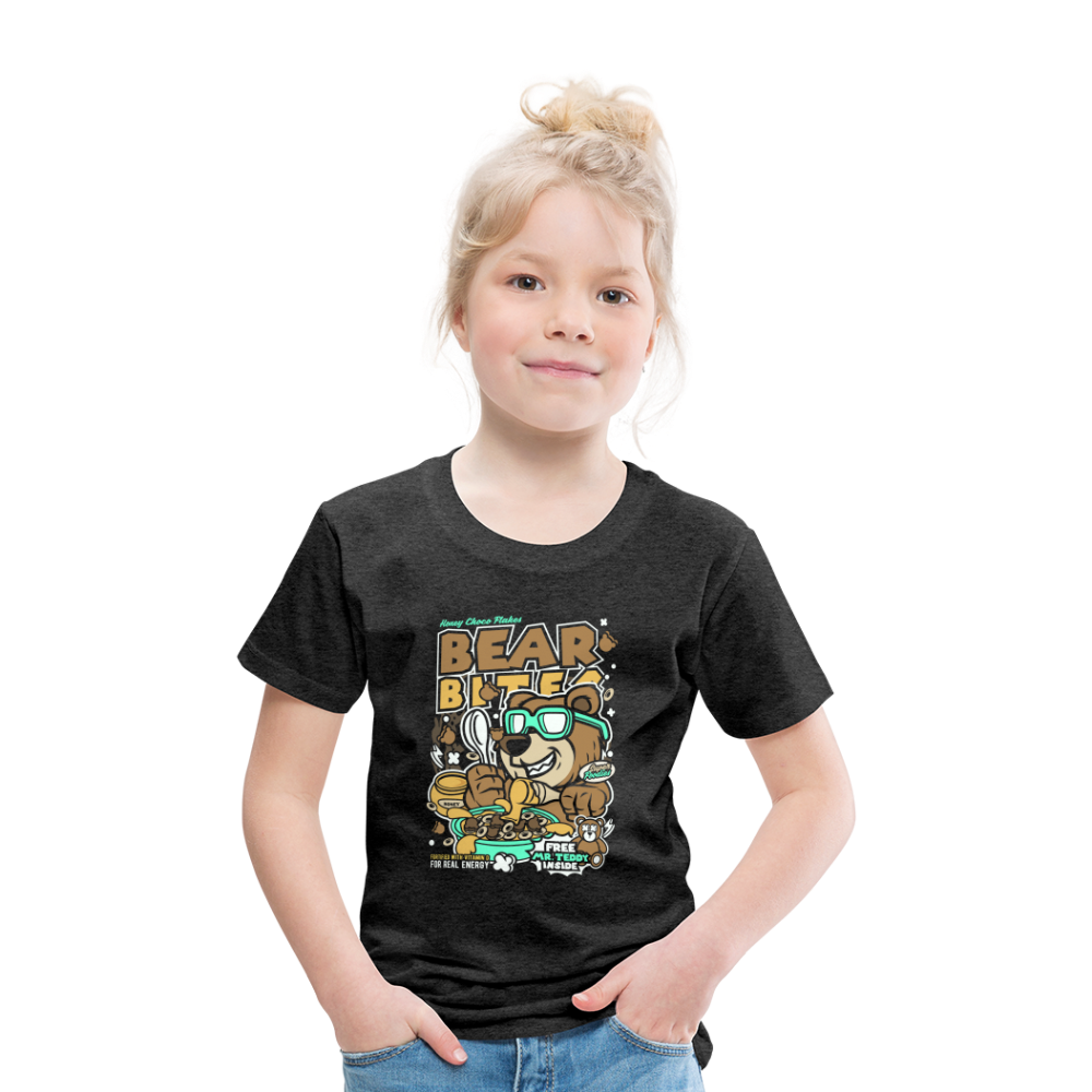 Maglietta Premium per bambini | Spreadshirt | Bear Bites - antracite