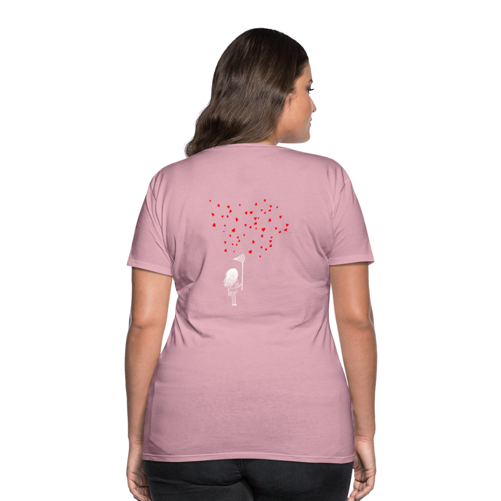 Maglietta Premium da donna | Spreadshirt | Collect Hearts - rosa chiaro