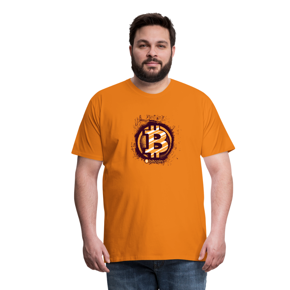 Maglietta Premium da uomo | Spreadshirt | BTC #1 - arancione