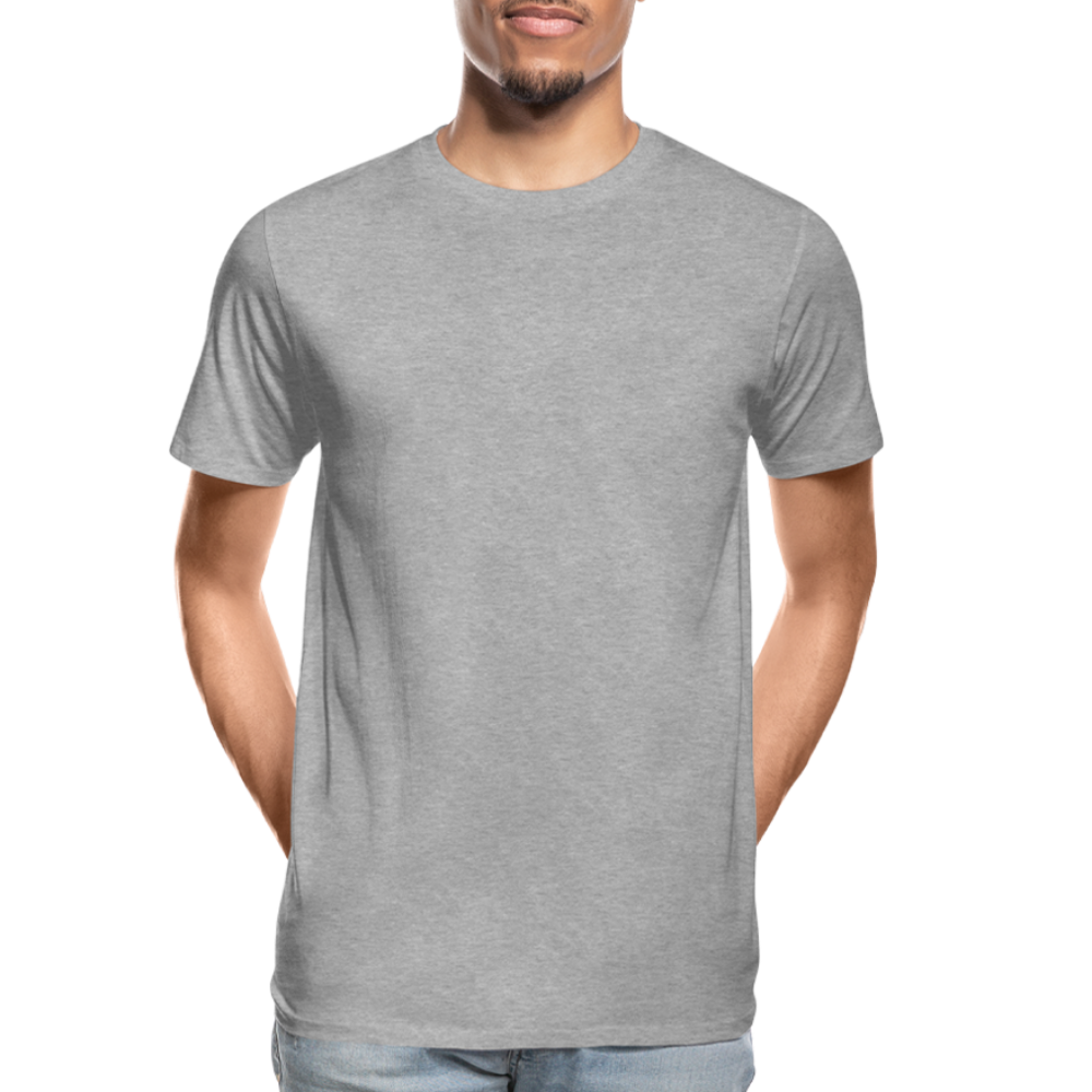 Maglietta ecologica premium da uomo | Spreadshirt - grigio melange