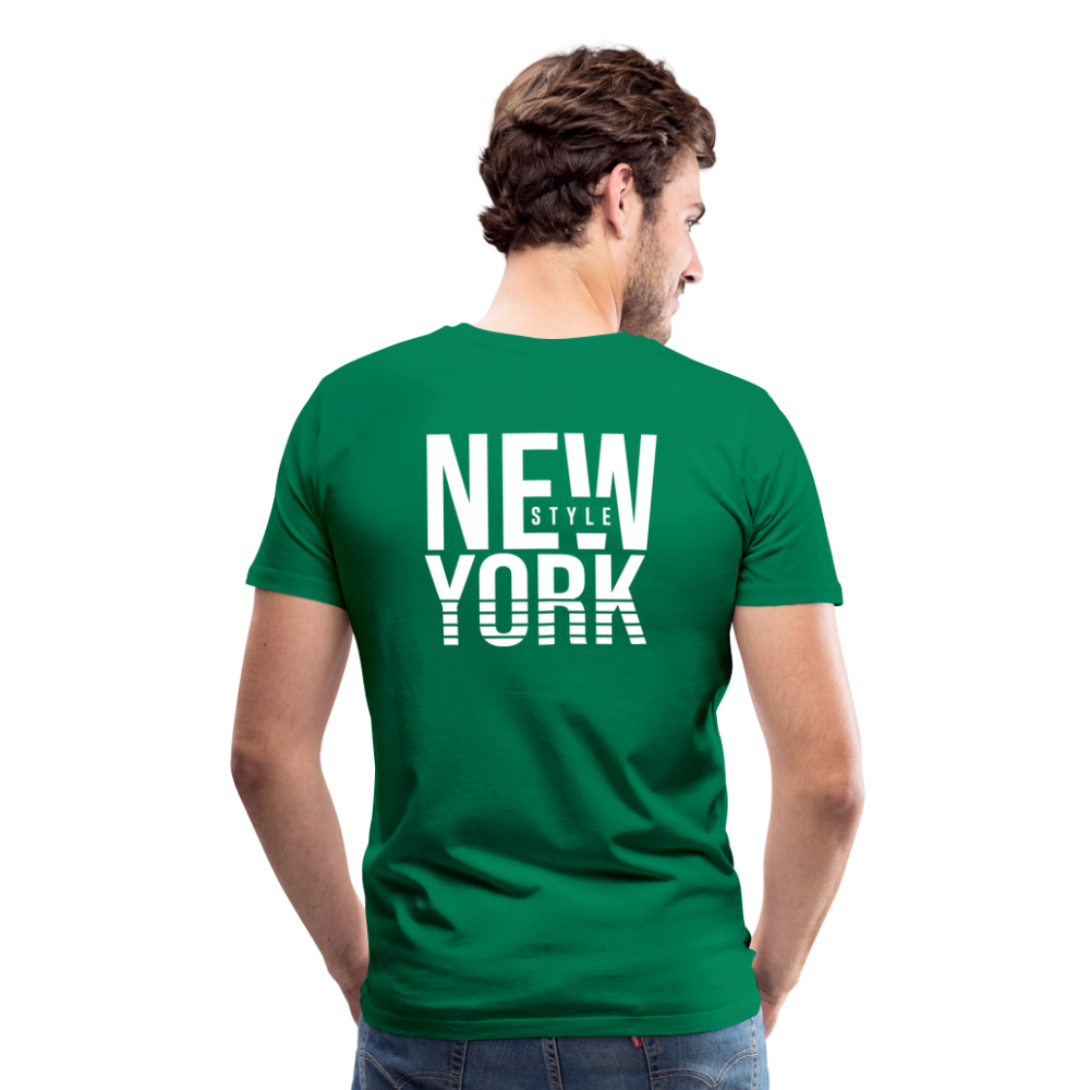 Maglietta Premium da uomo | Spreadshirt | New York Style - verde kelly