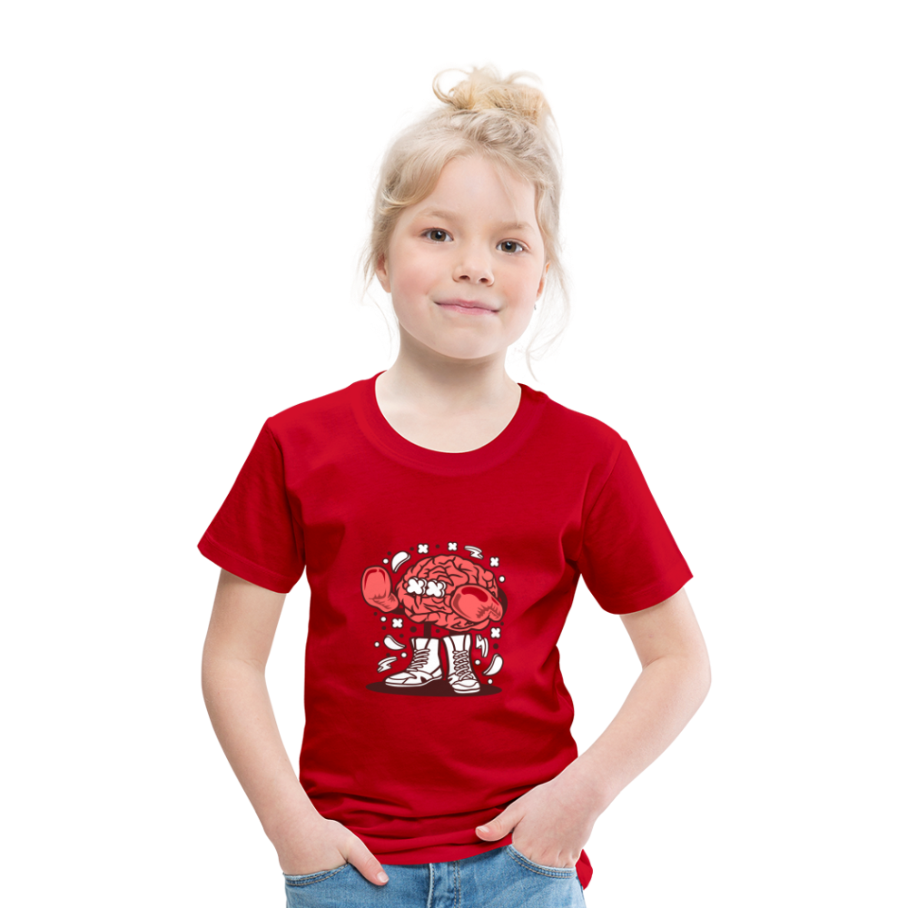 Maglietta Premium per bambini | Spreadshirt | Brain Boxer - rosso