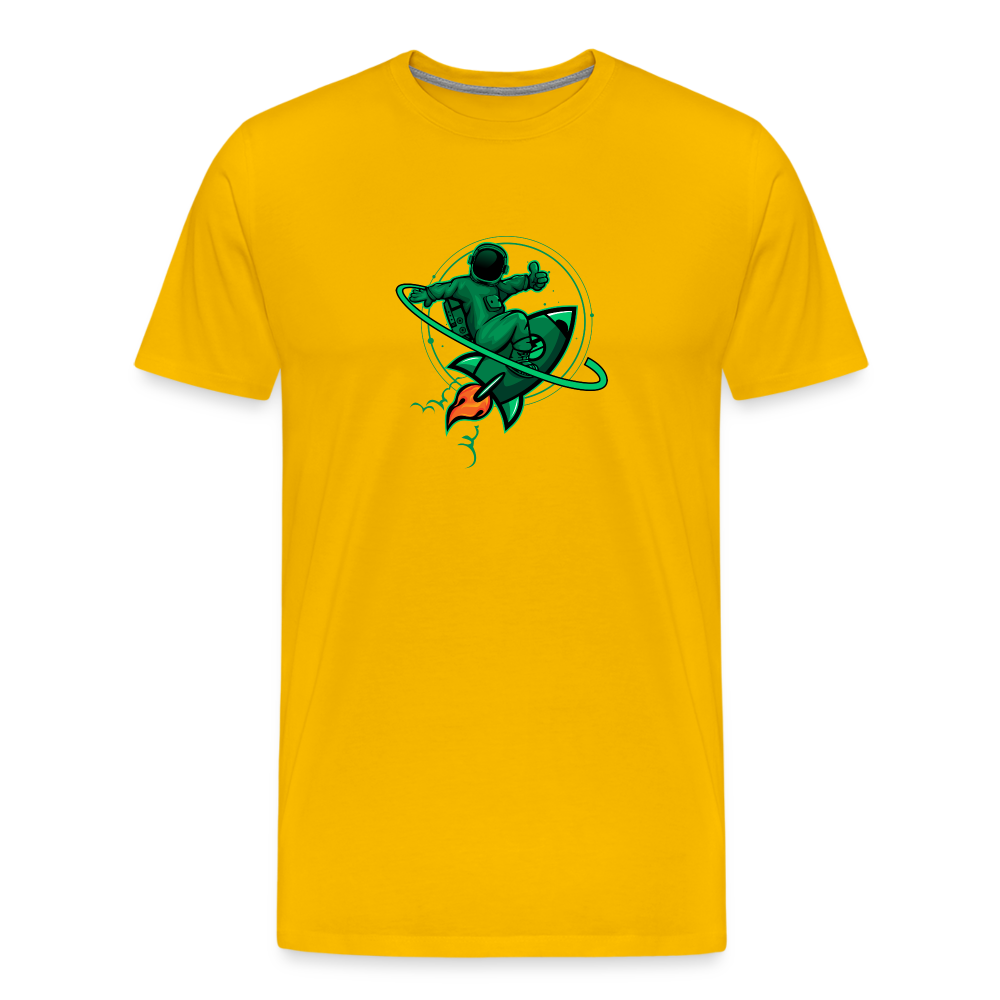 Men’s Premium T-Shirt | Astro Surfer - giallo sole