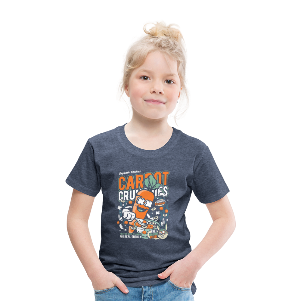 Maglietta Premium per bambini | Spreadshirt | Carrot Crunchies - bluastro