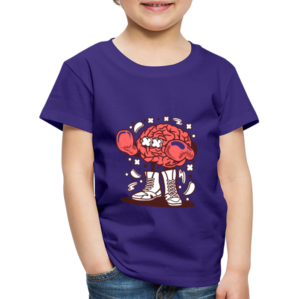 Maglietta Premium per bambini | Spreadshirt | Brain Boxer - viola