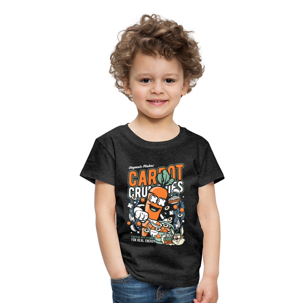 Maglietta Premium per bambini | Spreadshirt | Carrot Crunchies - antracite