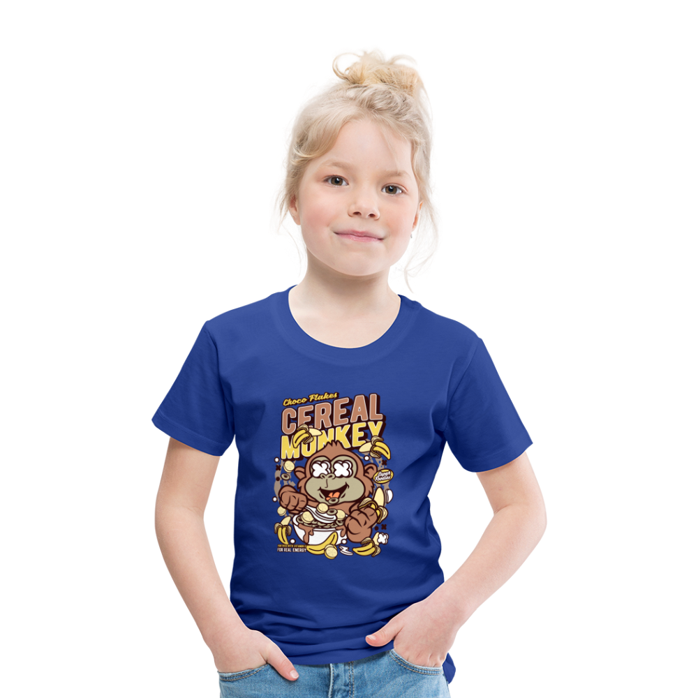 Maglietta Premium per bambini | Spreadshirt | Cereal Monkey - blue royal