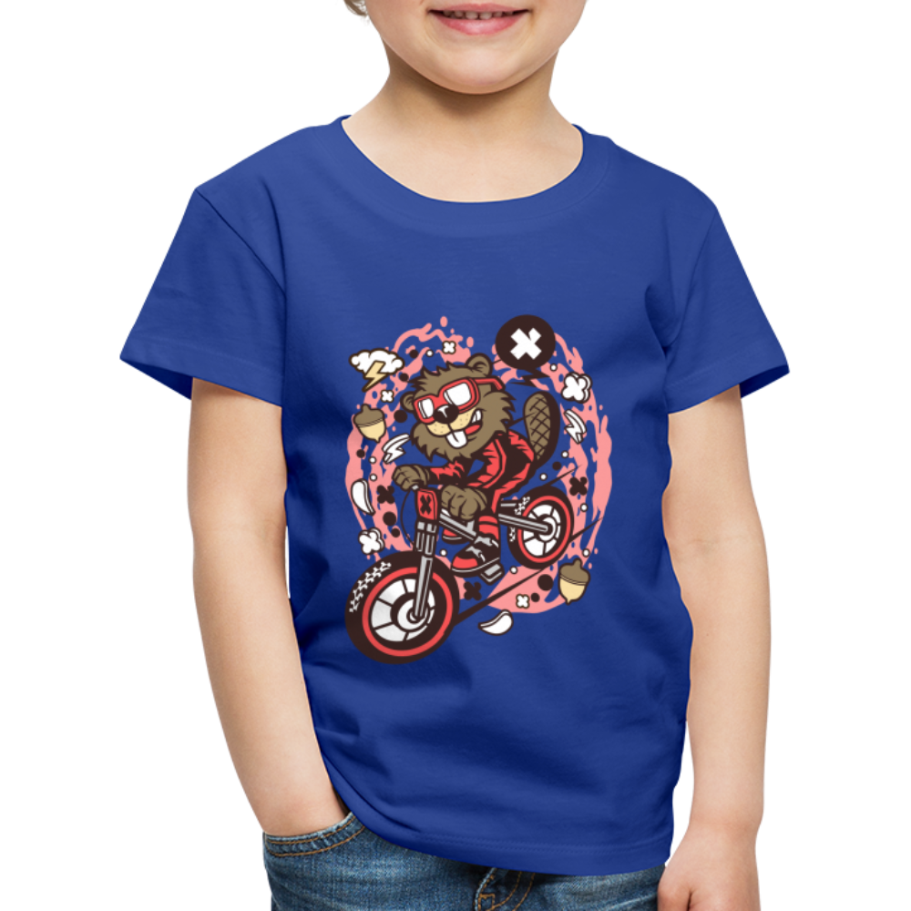 Maglietta Premium per bambini | Spreadshirt | Beaver Downhill - blue royal