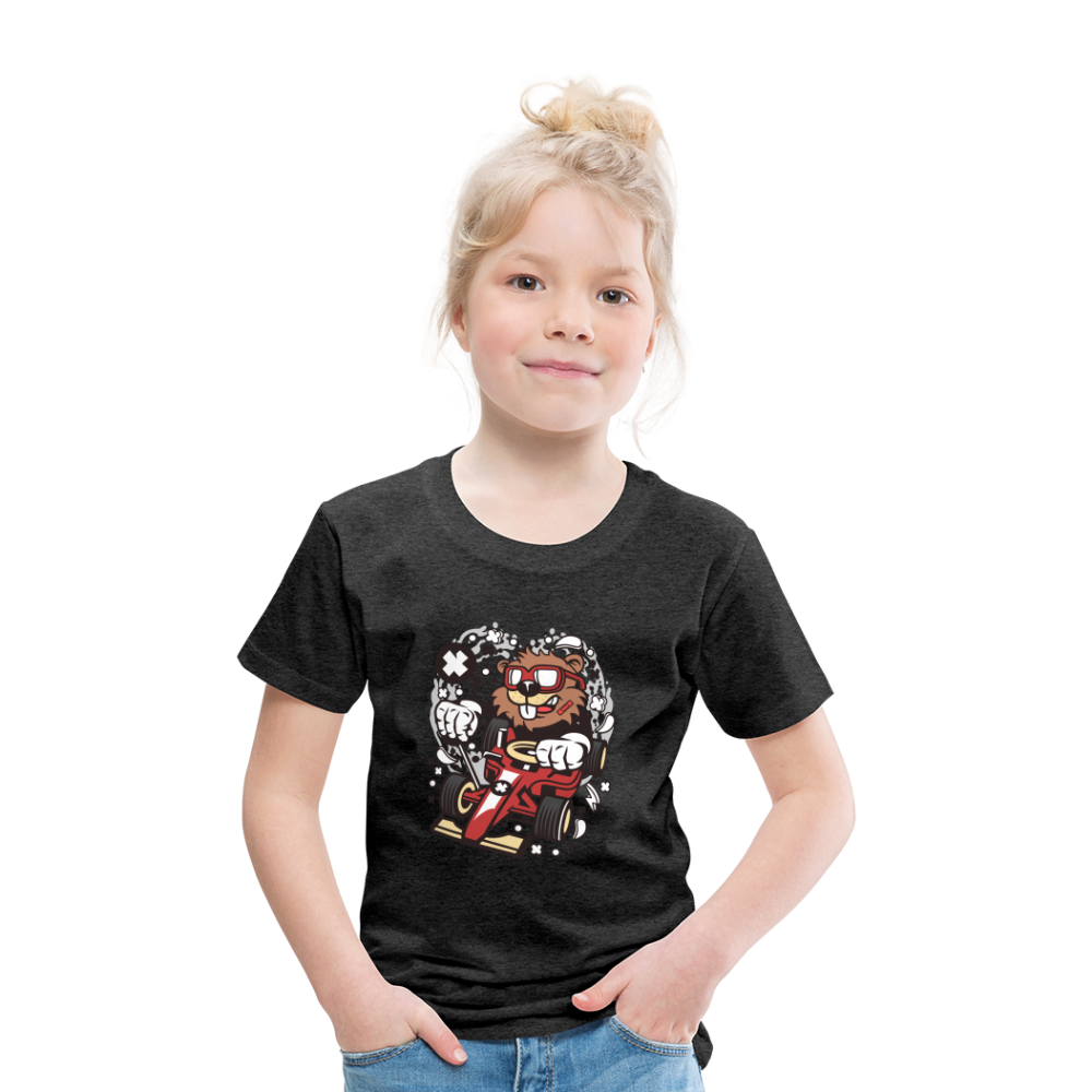 Maglietta Premium per bambini | Spreadshirt | Beaver Racer - antracite