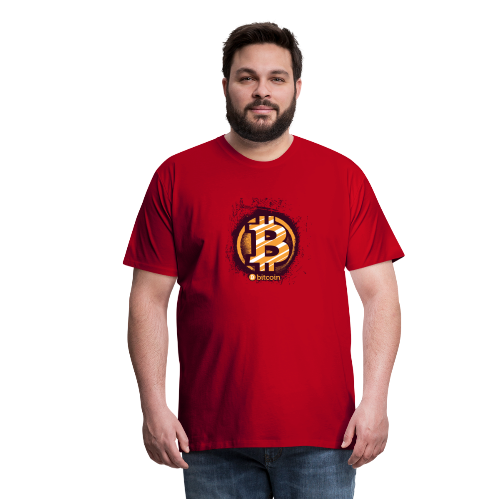 Maglietta Premium da uomo | Spreadshirt | BTC #1 - rosso