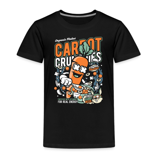 Maglietta Premium per bambini | Spreadshirt | Carrot Crunchies - nero