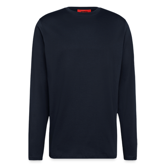 Maglia a maniche lunghe ecologica casual Made in UE | Spread - DARK NAVY