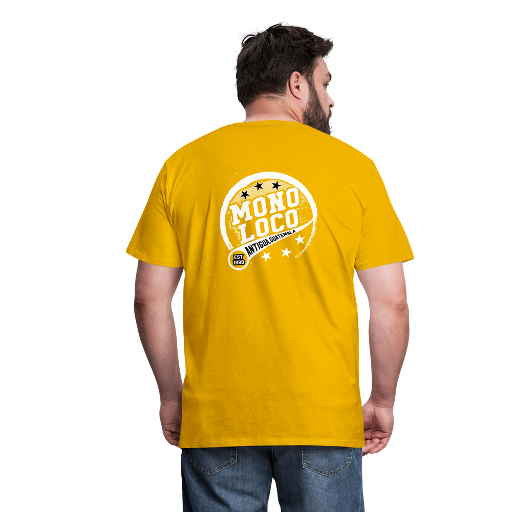 Maglietta Premium da uomo | Spreadshirt | Mono Loco - giallo sole