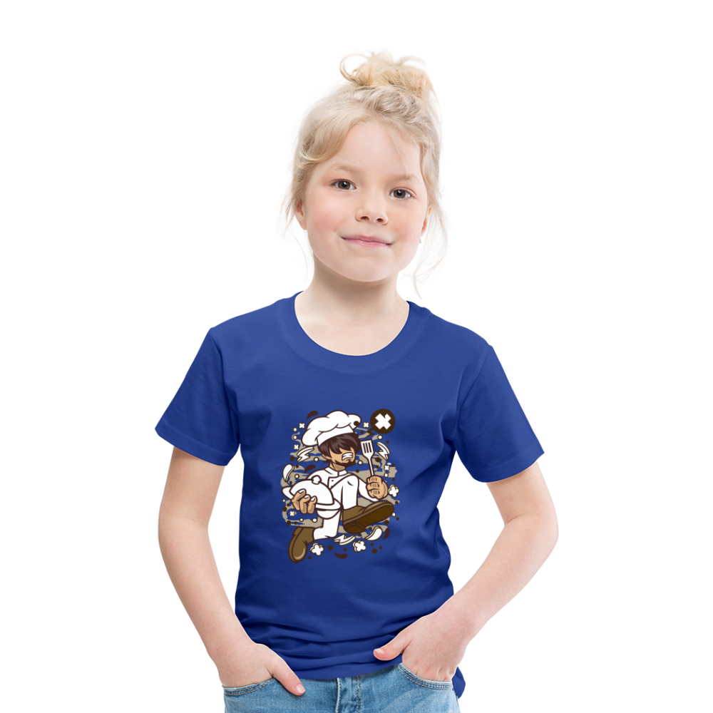 Maglietta Premium per bambini | Spreadshirt | Chef Running - blue royal