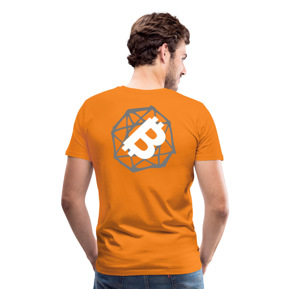 Maglietta Premium da uomo | Spreadshirt | BTC#1 - arancione