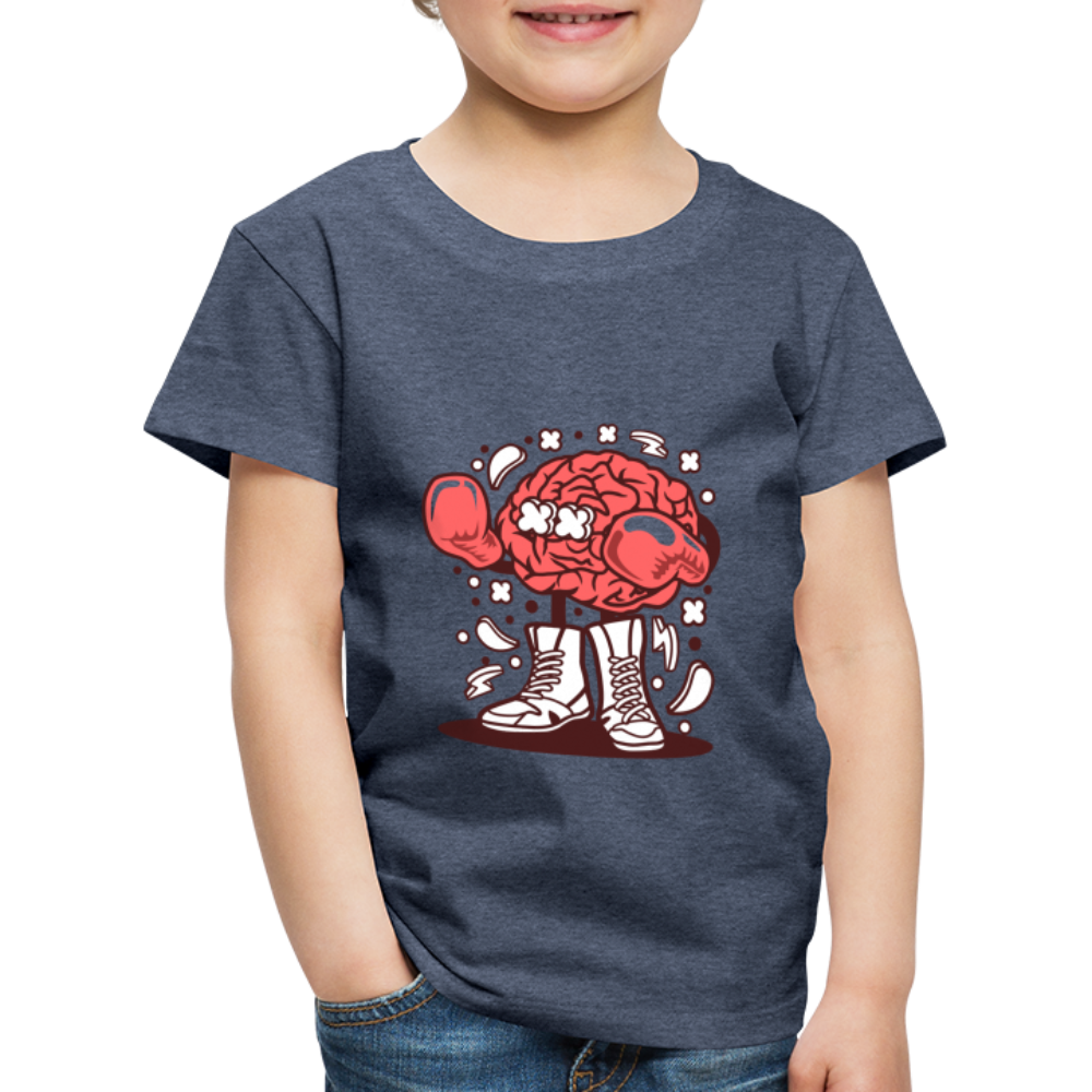 Maglietta Premium per bambini | Spreadshirt | Brain Boxer - bluastro