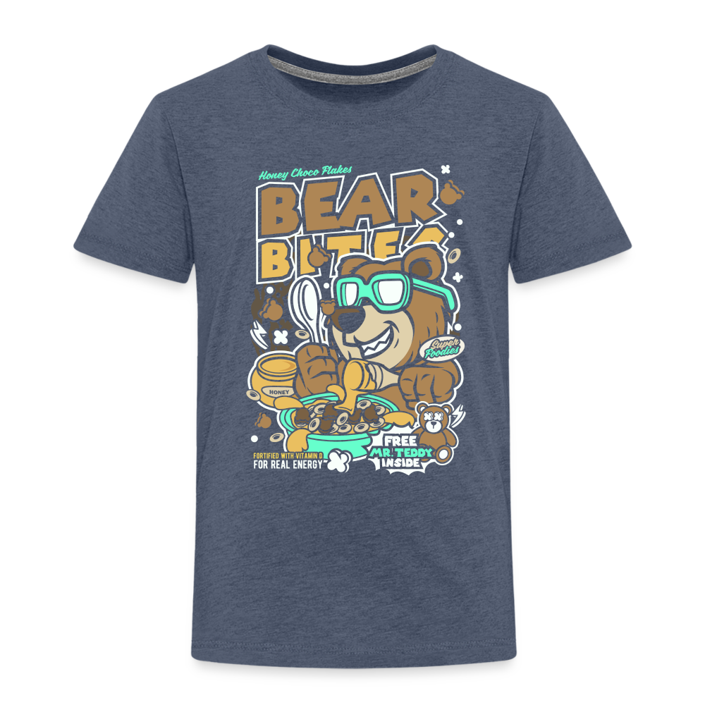 Maglietta Premium per bambini | Spreadshirt | Bear Bites - bluastro