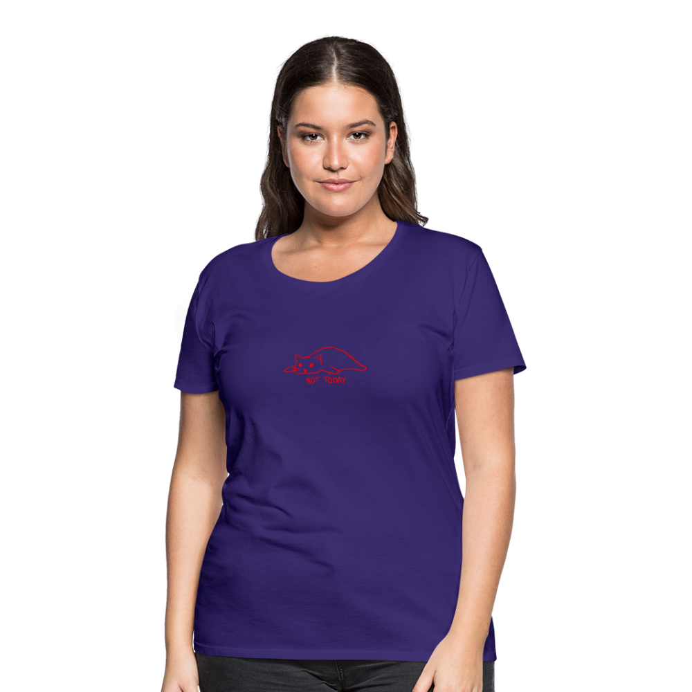 Maglietta Premium da donna | Spreadshirt | Not Today - viola