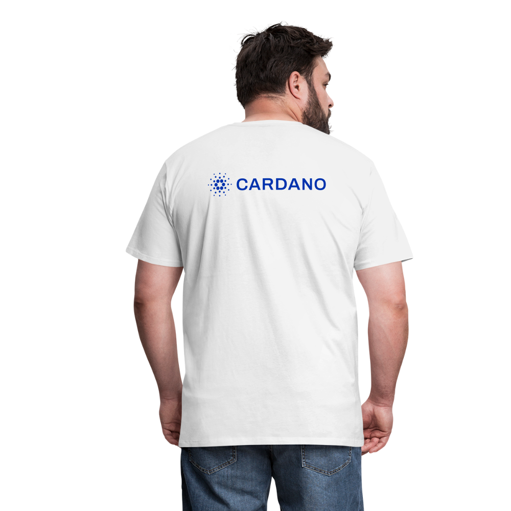 Maglietta Premium da uomo | Spreadshirt | Cardano™ #2 - bianco