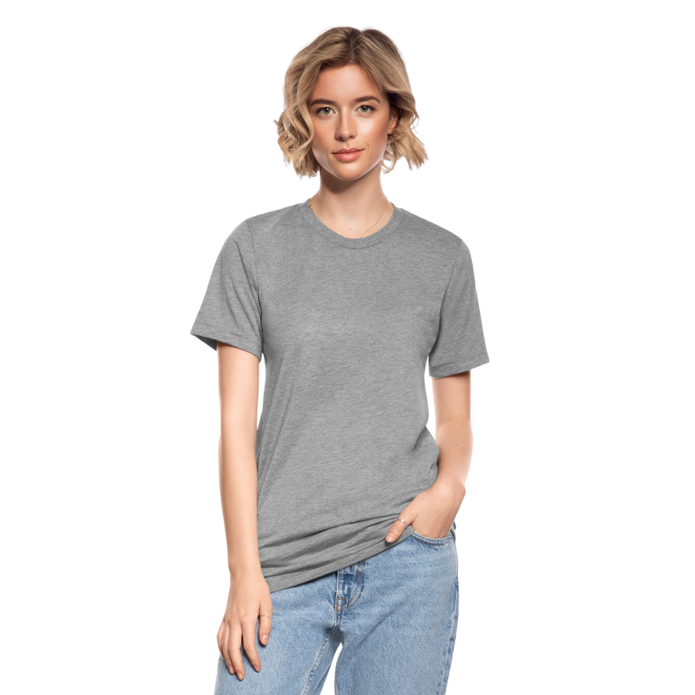 Maglietta unisex tri-blend di Bella + Canvas - grigio melange