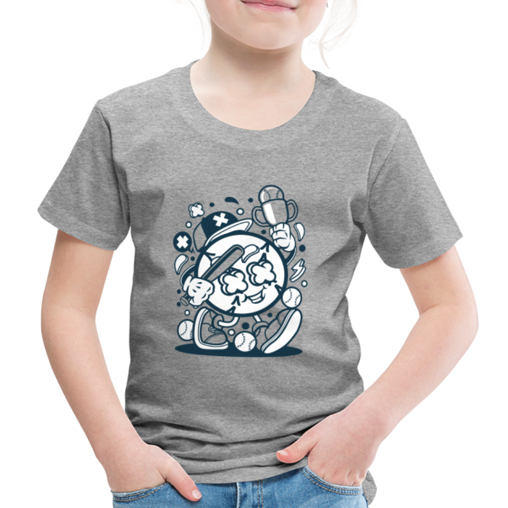 Maglietta Premium per bambini | Spreadshirt | Baseball Champion - grigio melange