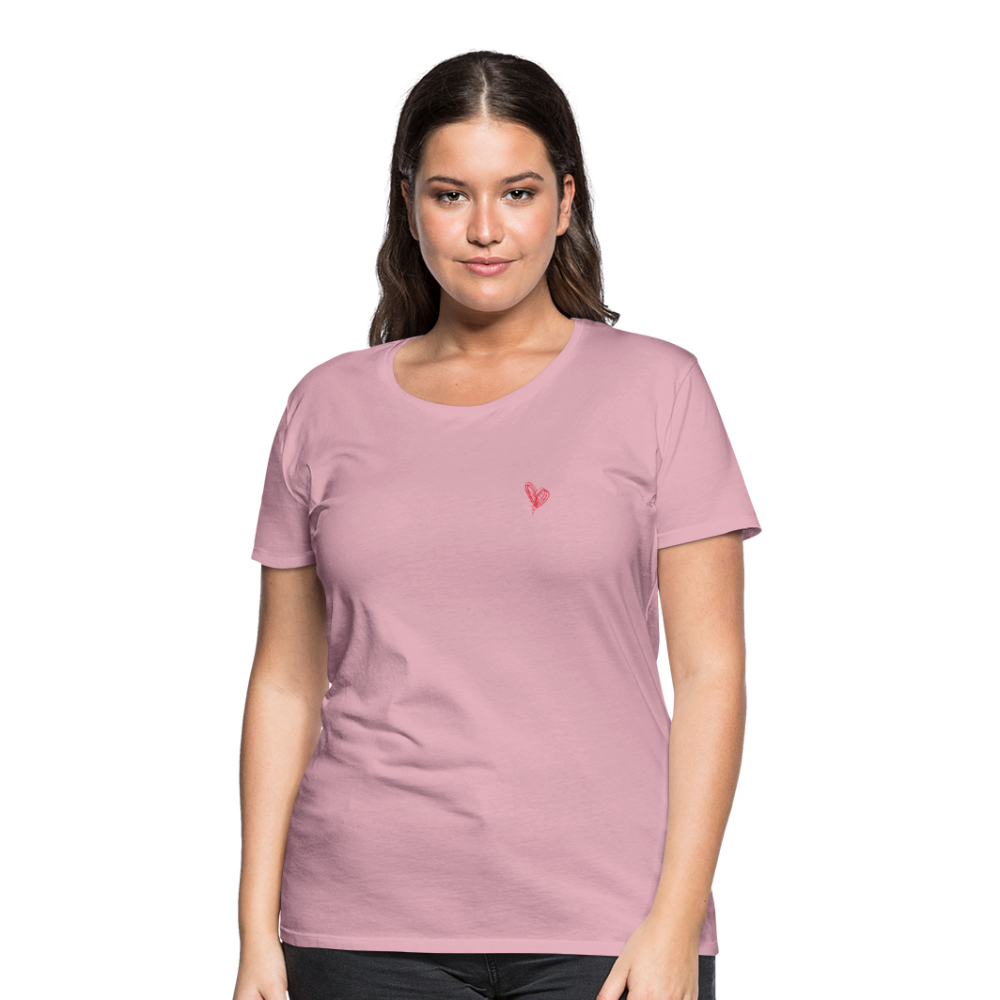 Maglietta Premium da donna | Spreadshirt | Collect Hearts - rosa chiaro