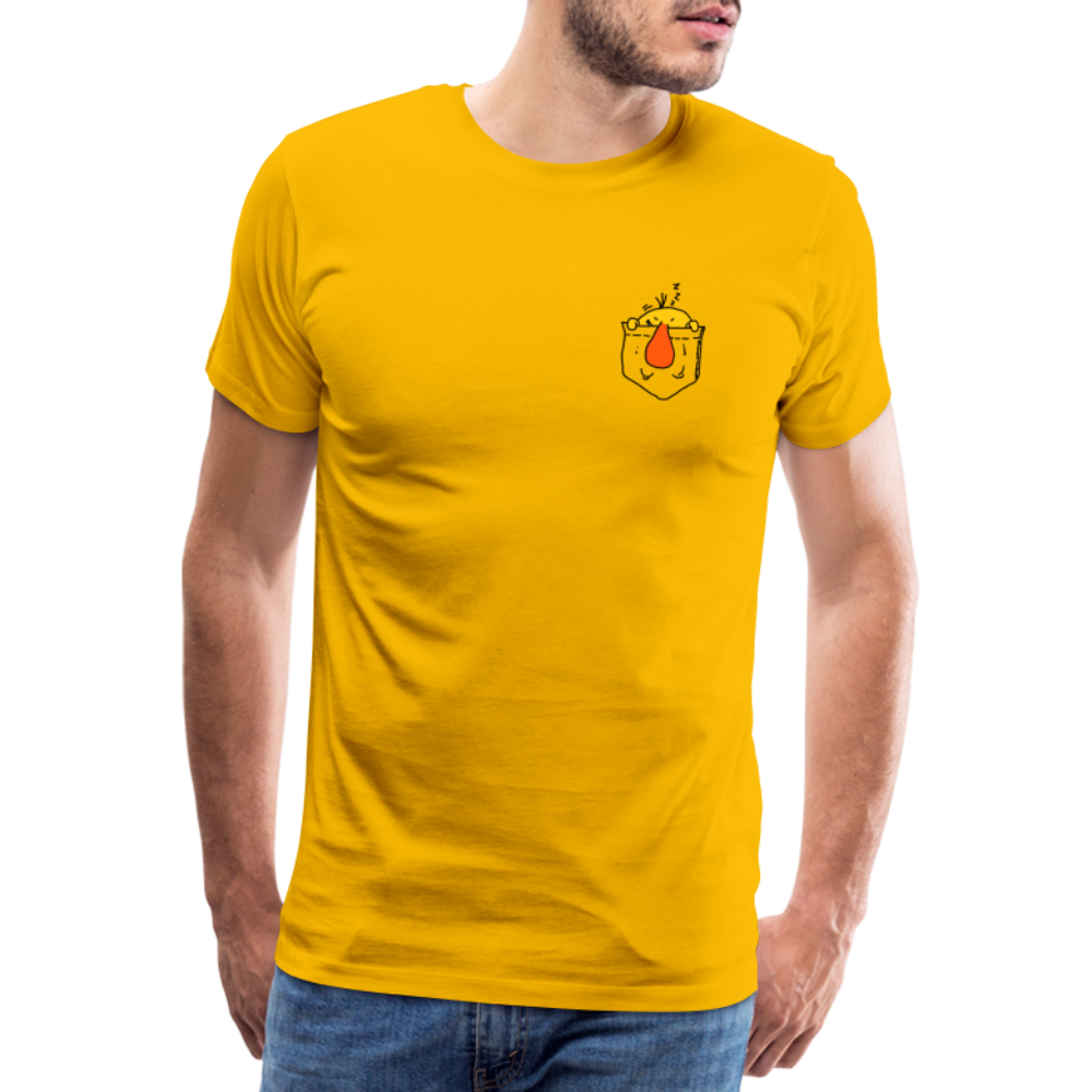 Maglietta Premium da uomo | Spreadshirt | Pocket Bug - giallo sole