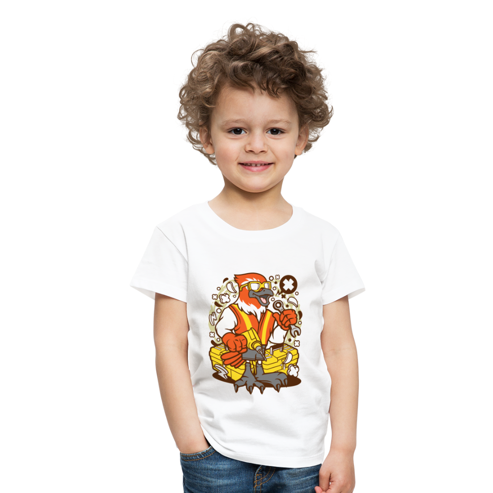 Maglietta Premium per bambini | Spreadshirt | Bird Mechanic - bianco