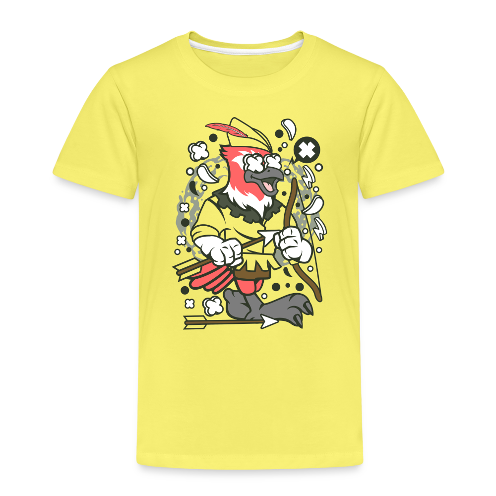 Maglietta Premium per bambini | Spreadshirt | Bird Robin - giallo