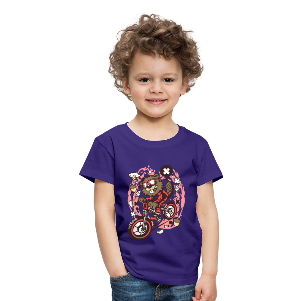 Maglietta Premium per bambini | Spreadshirt | Beaver Downhill - viola