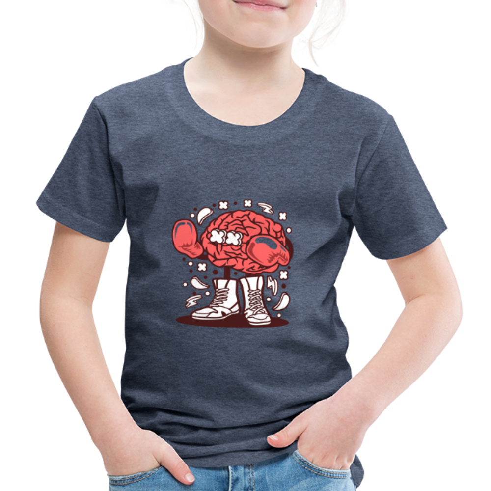 Maglietta Premium per bambini | Spreadshirt | Brain Boxer - bluastro