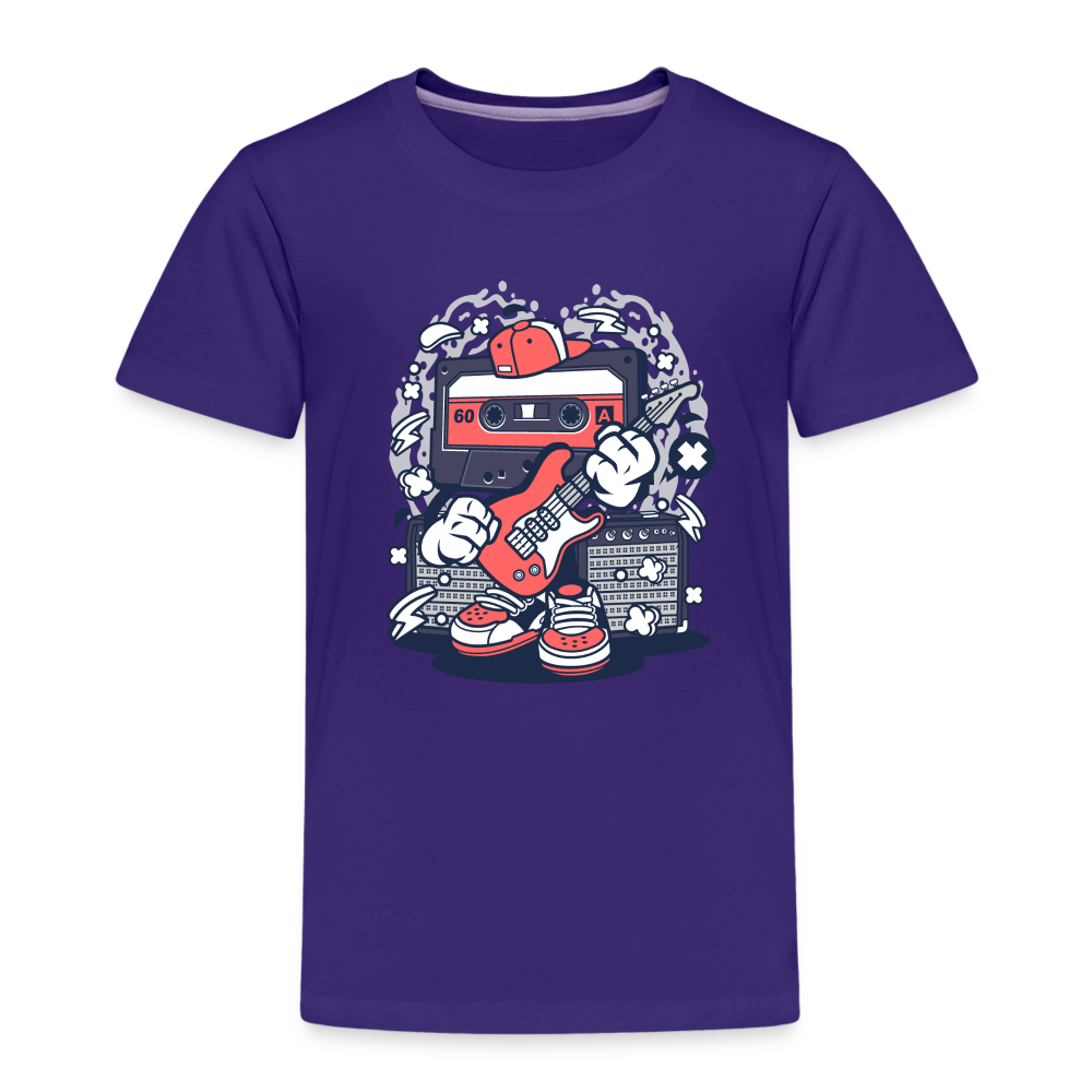 Maglietta Premium per bambini | Spreadshirt | Cassette Rockstar - viola