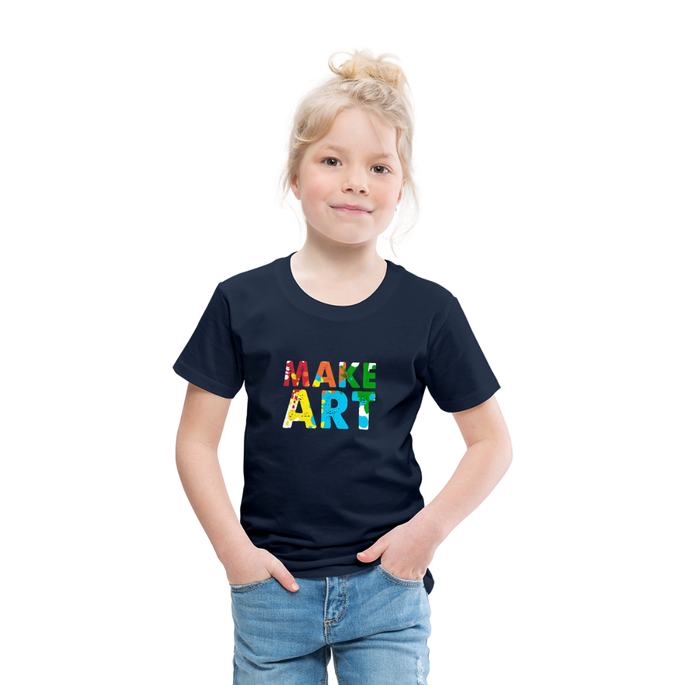 Maglietta Premium per bambini | Spreadshirt | Make Art - navy