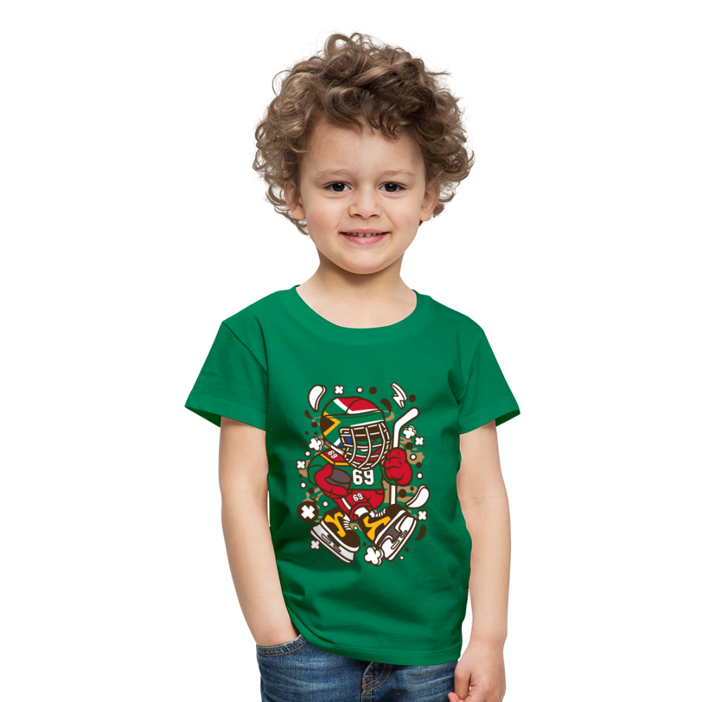 Maglietta Premium per bambini | Spreadshirt | Hockey Kid - verde kelly