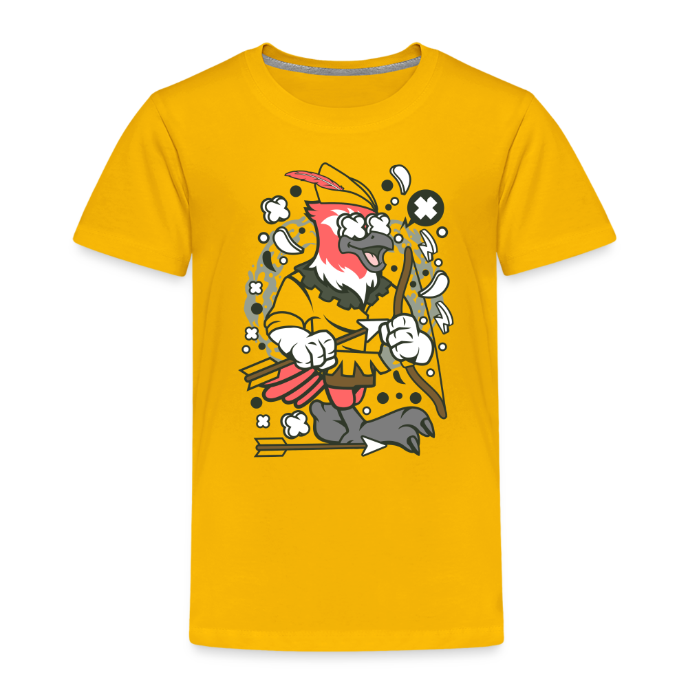 Maglietta Premium per bambini | Spreadshirt | Bird Robin - giallo sole