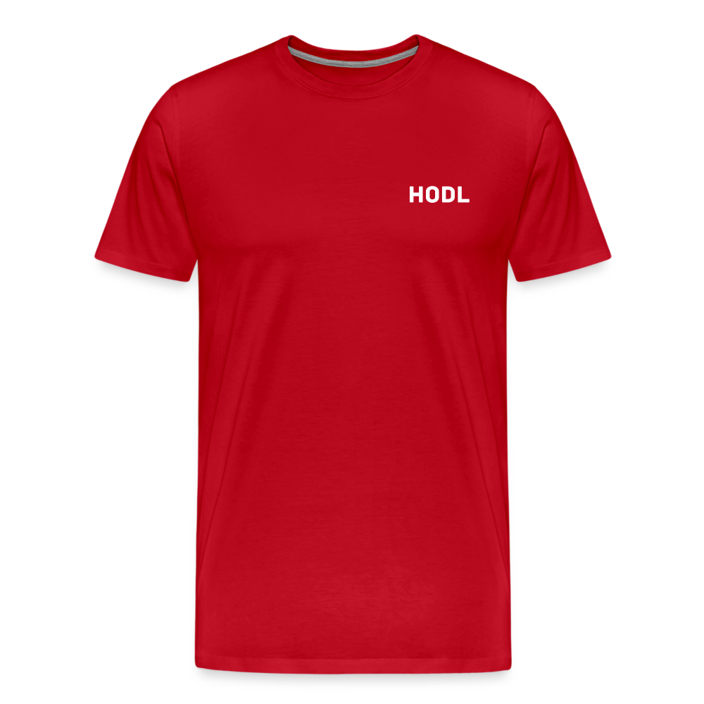 Maglietta Premium da uomo | Spreadshirt | BTC#1 - rosso