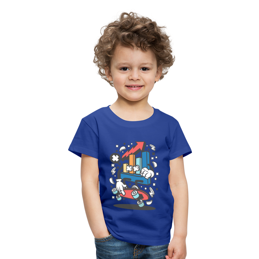 Maglietta Premium per bambini | Spreadshirt | Chart Skater - blue royal