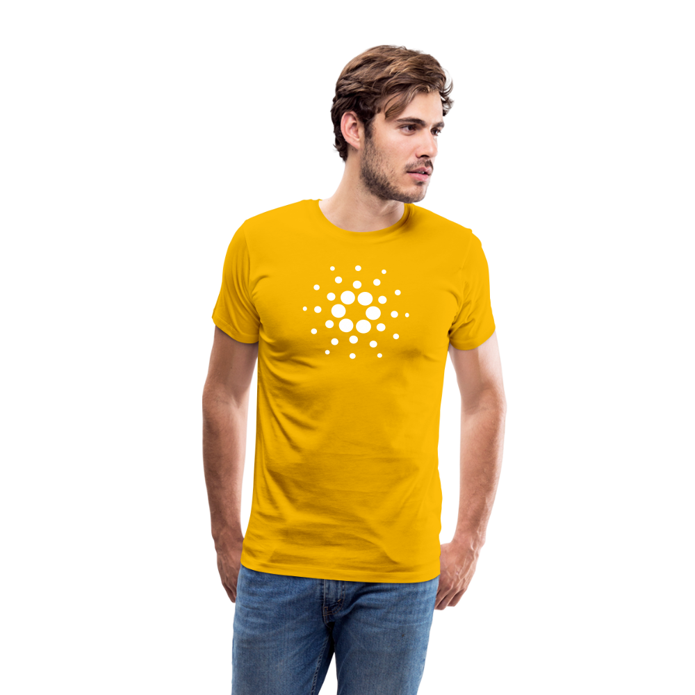 Maglietta Premium da uomo | Cardano™ - giallo sole