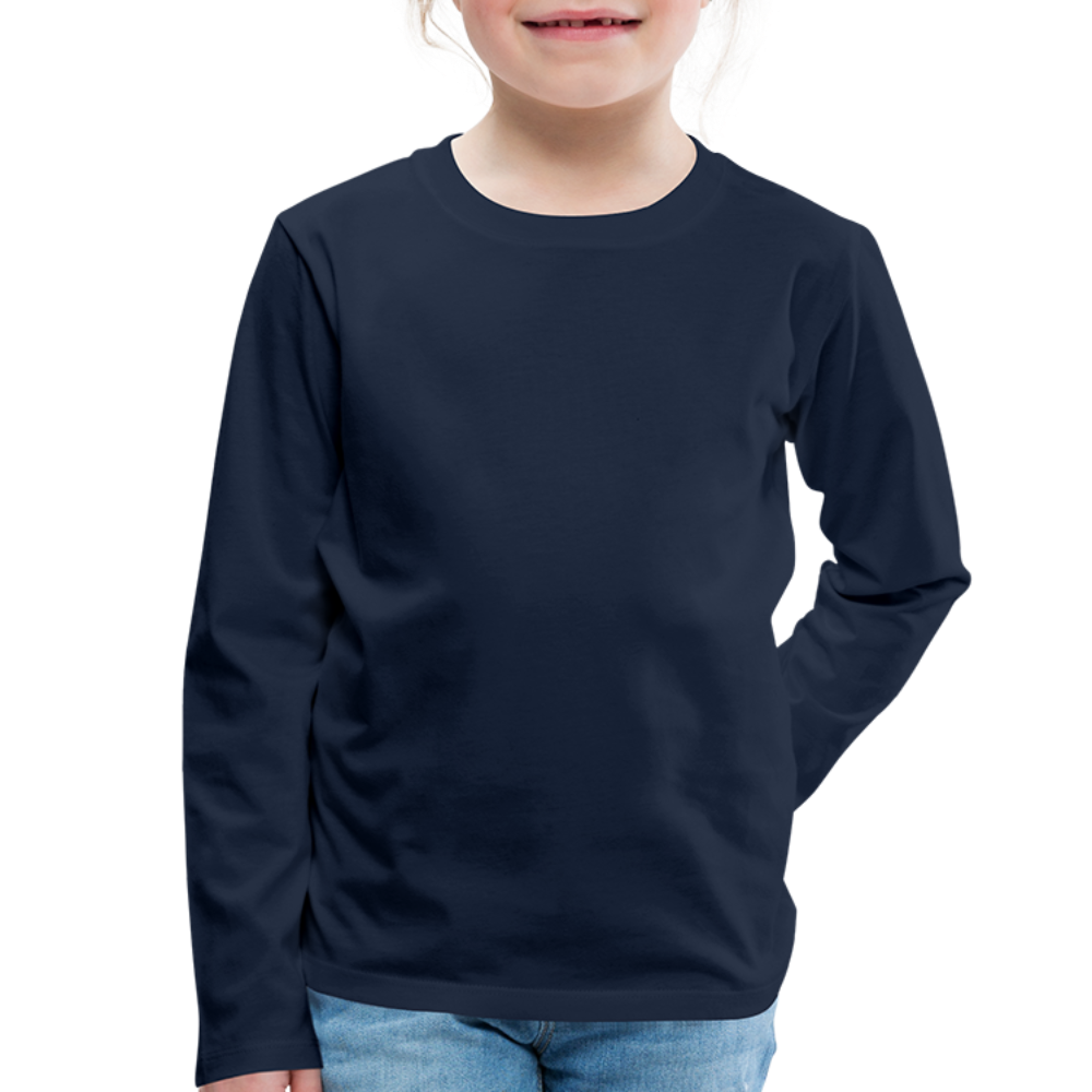 Maglietta Premium a manica lunga per bambini | Spreadshirt - navy