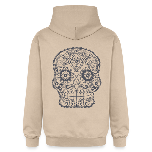 Felpa con cappuccio unisex Softstyle® a grammatura media | Gildan | Skulling Love - sabbia