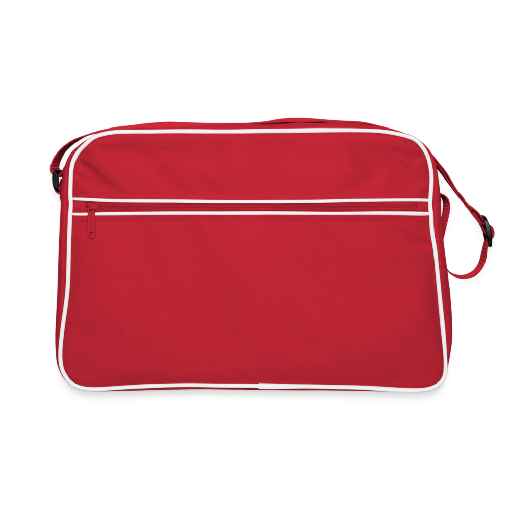 Borsa retrò | BagBase - rosso/bianco