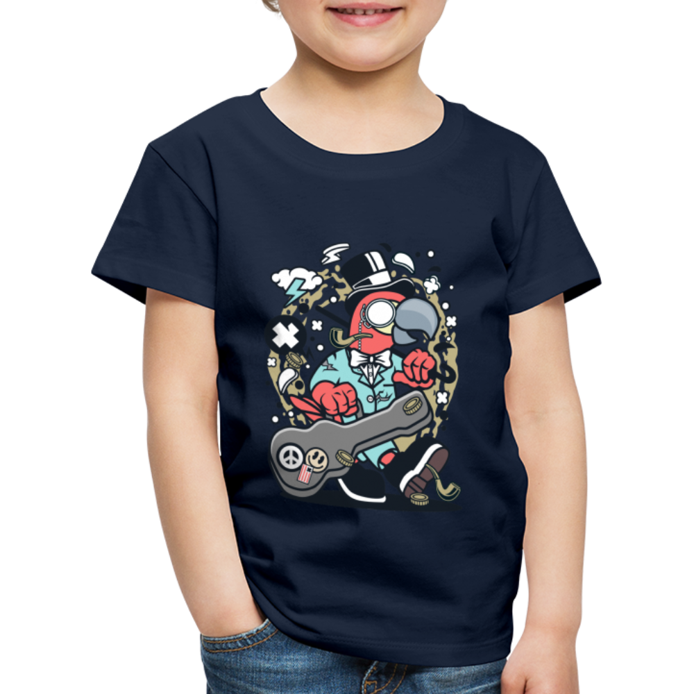 Maglietta Premium per bambini | Spreadshirt | Bird Guitarist - navy