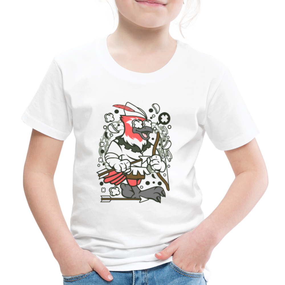 Maglietta Premium per bambini | Spreadshirt | Bird Robin - bianco