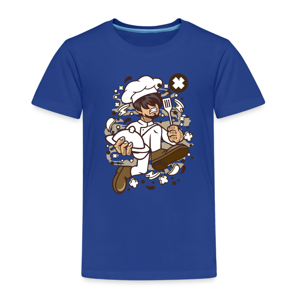 Maglietta Premium per bambini | Spreadshirt | Chef Running - blue royal