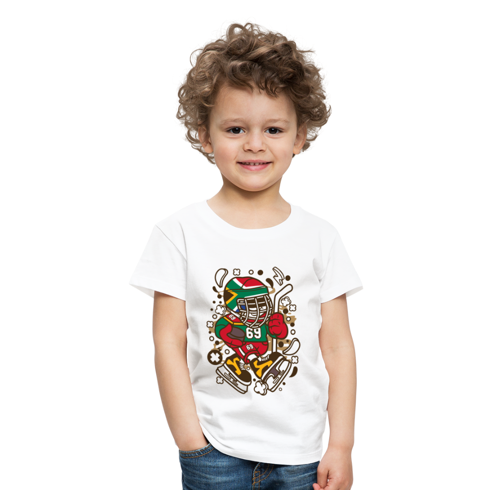 Maglietta Premium per bambini | Spreadshirt | Hockey Kid - bianco